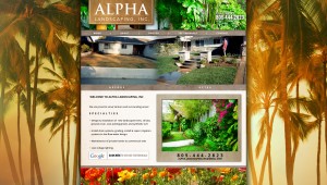 Alpha Landscaping, Inc. COMP