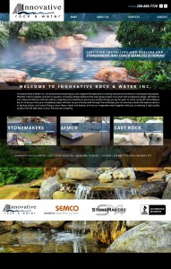 innovative rock and water